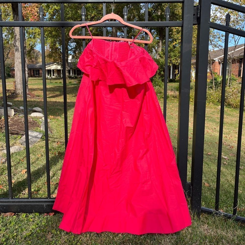 Anthropologie Strapless Flounce A-Line Midi Dress NWT - Picture 11 of 11